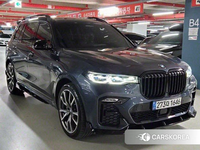 BMW X7 (G07) 2021 Серый из Кореи