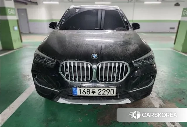 BMW X1 (F48) 2021 Черный из Кореи