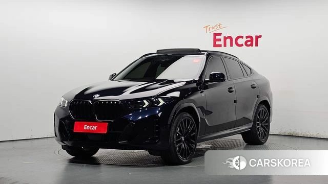 BMW X6 (G06) 2025 Черный из Кореи