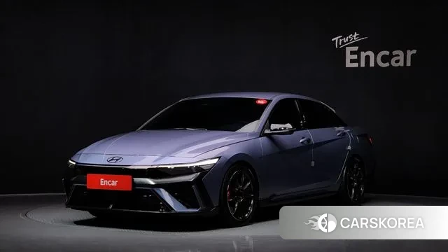 Hyundai The New Avante (CN7) 2023 Светло-серебряный цвет из Кореи