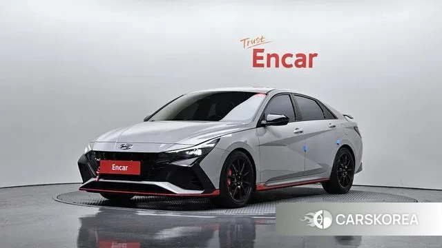 Hyundai Avante (CN7) 2022 Серебристо-серый из Кореи