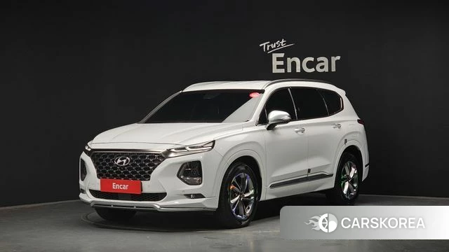 Hyundai Santa Fe TM 2019 Белый из Кореи