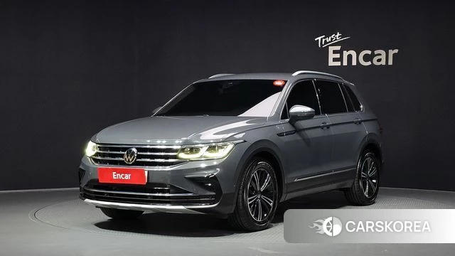 Volkswagen Tiguan second Generation 2022 Серый из Кореи