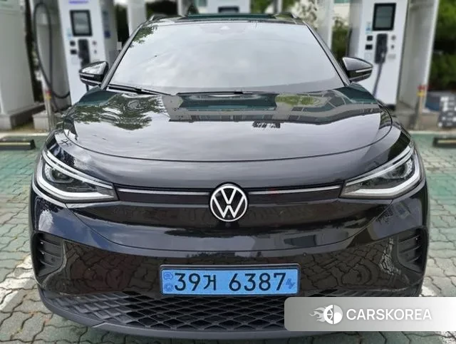 Volkswagen ID.4 2023 Черный из Кореи