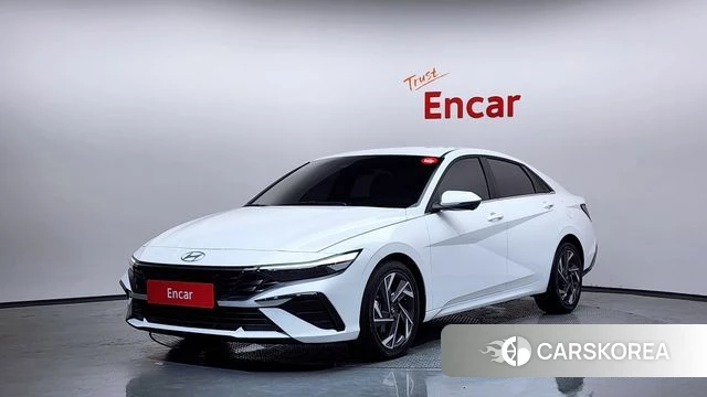 Hyundai The New Avante (CN7) 2025 Белый из Кореи
