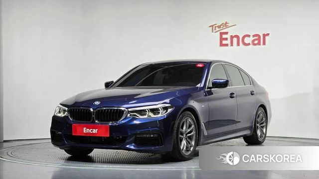 BMW 5 Series (G30) 2019 Синий из Кореи