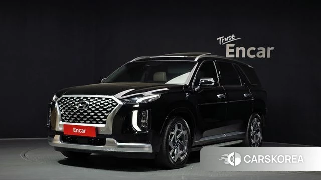 Hyundai Palisade 2021 Черный из Кореи