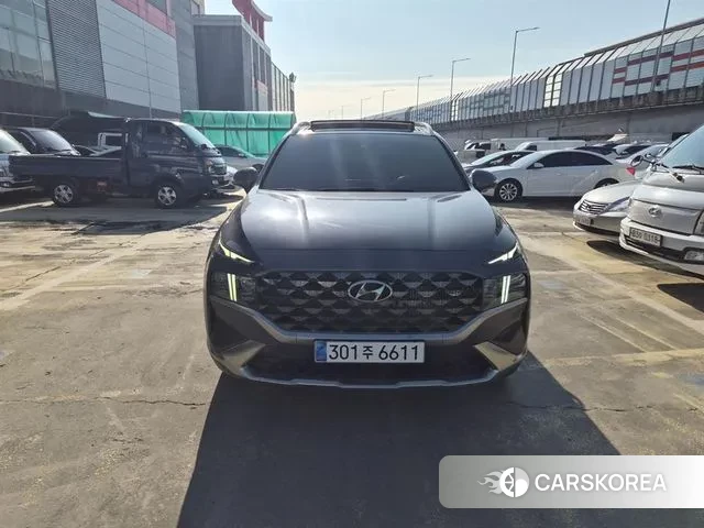 Hyundai The New Santa Fe 2021 Серый из Кореи