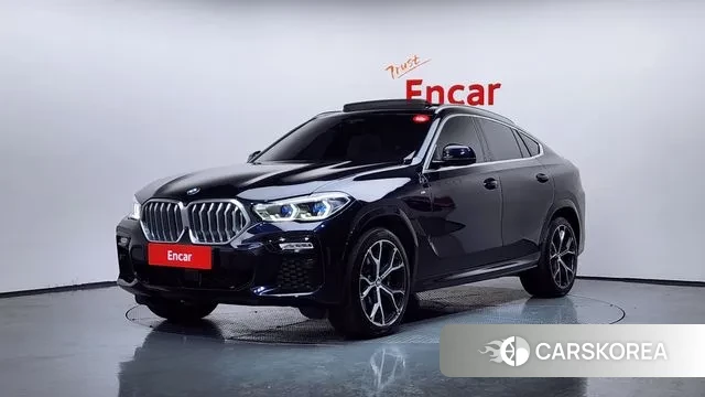 BMW X6 (G06) 2021 Черный из Кореи