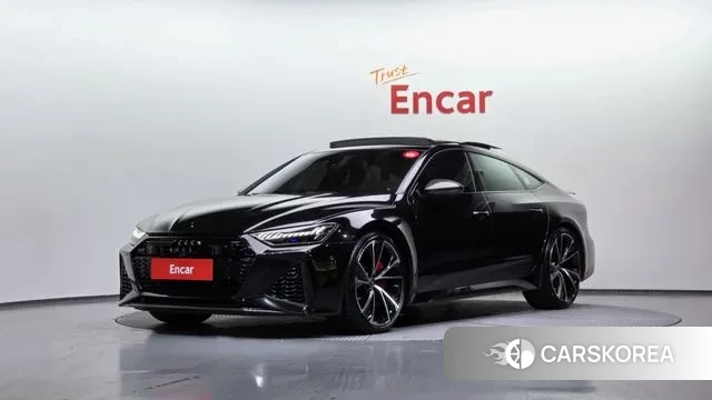 Audi RS7 (4K) 2021 Черный из Кореи