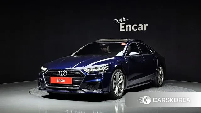 Audi A7 (4K) 2020 Синий из Кореи