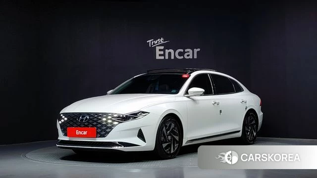 Hyundai The New Grandeur IG Hybrid 2020 Белый из Кореи