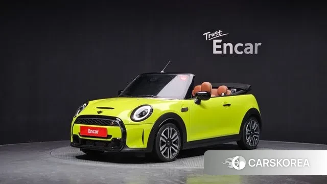 Mini Cooper S Convertible 2024 Светло-зеленый из Кореи