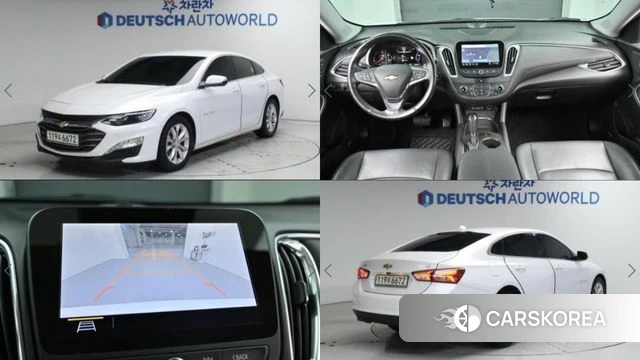 Chevrolet (GM Daewoo) The New Malibu 2019 Белый из Кореи