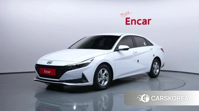 Hyundai Avante (CN7) 2022 Белый из Кореи