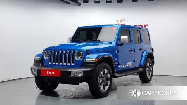 Jeep Wrangler (JL) 2022 Синий из Кореи
