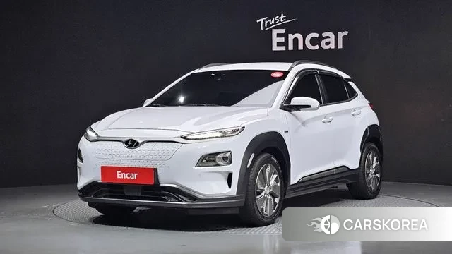 Hyundai Kona Electric 2018 Белый из Кореи