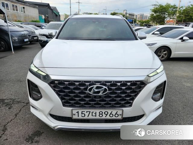 Hyundai Santa Fe TM 2019 Белый из Кореи