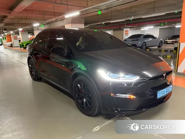 Tesla Model X 2023 Серый из Кореи