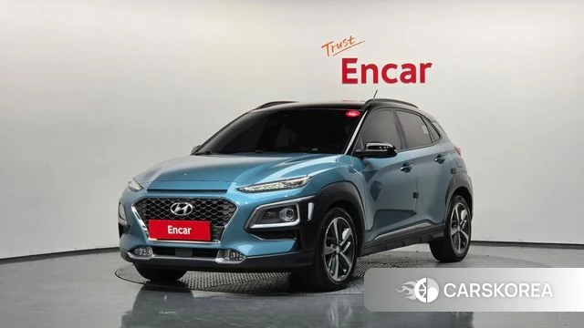 Hyundai Kona 2018 Небесно-голубой из Кореи