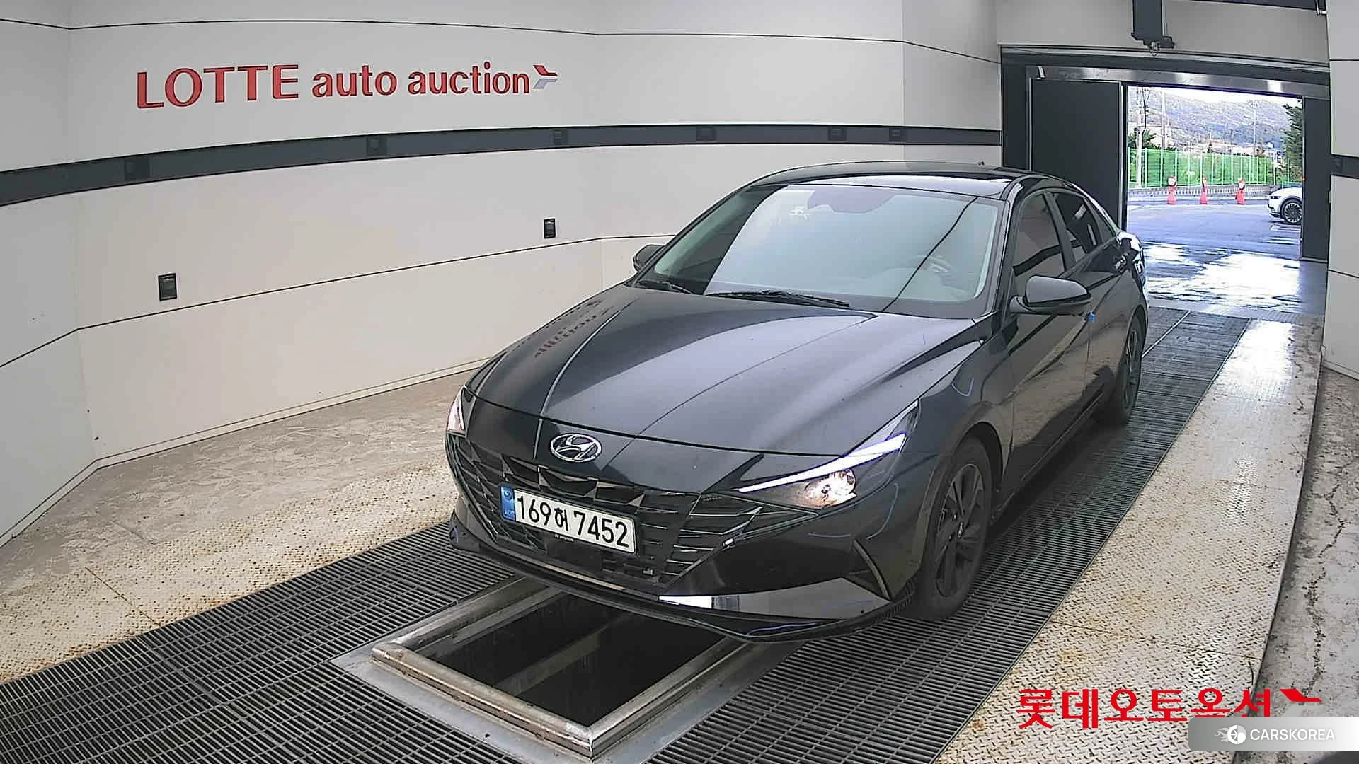 Hyundai Avante 2023 Phantom Black Pearl из Кореи