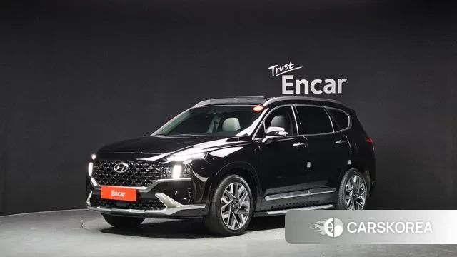 Hyundai The New Santa Fe 2023 Черный из Кореи