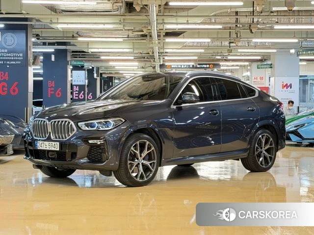 BMW X6 (G06) 2021 Синий из Кореи