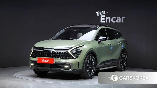 Kia Sportage 5th Generation 2022 Зеленый из Кореи