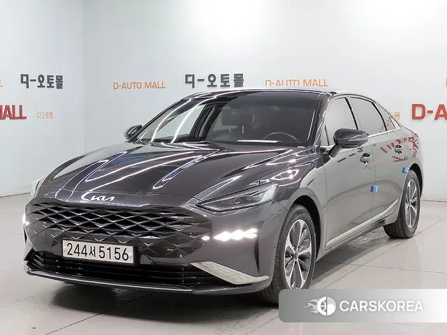 Kia K8 Hybrid 2023 Серый из Кореи