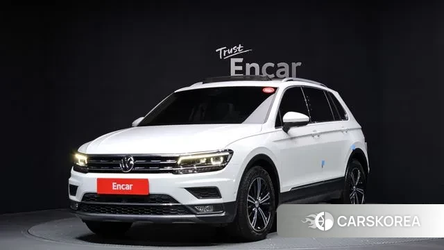 Volkswagen Tiguan second Generation 2020 Белый из Кореи