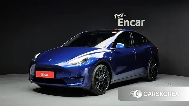 Tesla Model Y 2023 Синий из Кореи