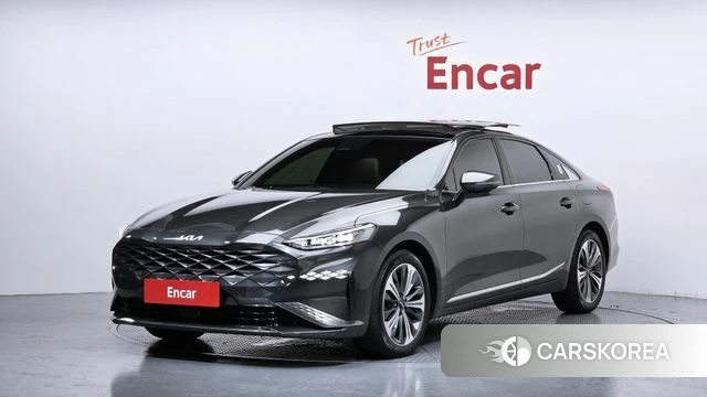 Kia K8 Hybrid 2022 Серый из Кореи