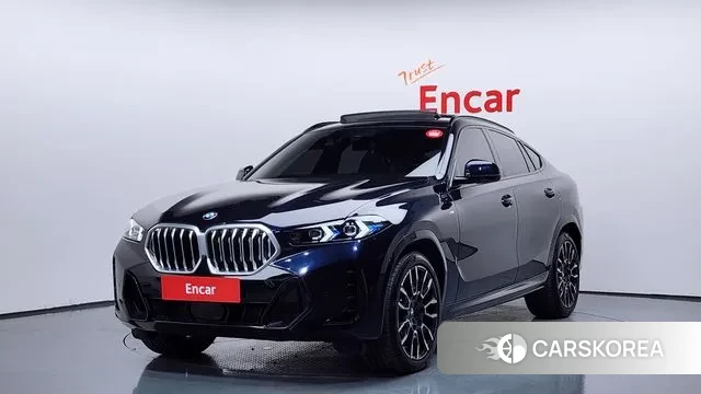 BMW X6 (G06) 2025 Черный из Кореи