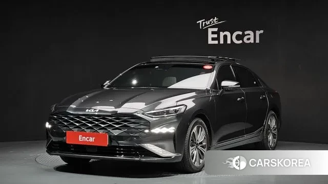 Kia K8 Hybrid 2023 Серый из Кореи