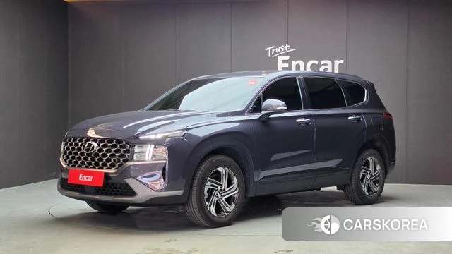 Hyundai The New Santa Fe 2021 Синий из Кореи