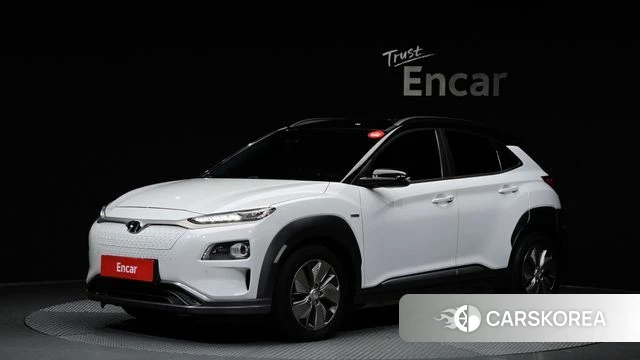 Hyundai Kona Electric 2018 Белый из Кореи