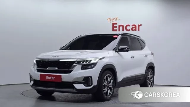 Kia Seltos 2022 Белый из Кореи