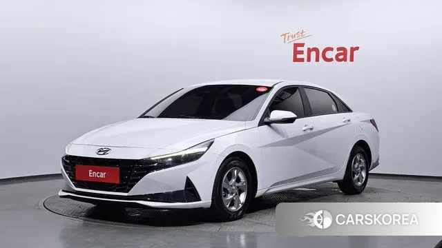 Hyundai Avante (CN7) 2020 Белый из Кореи