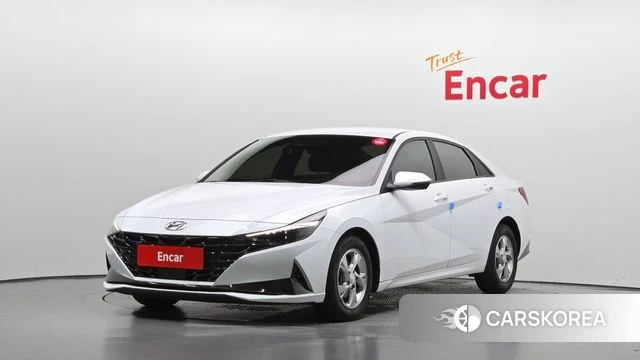 Hyundai Avante (CN7) 2021 Белый из Кореи