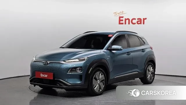 Hyundai Kona Electric 2018 Небесно-голубой из Кореи