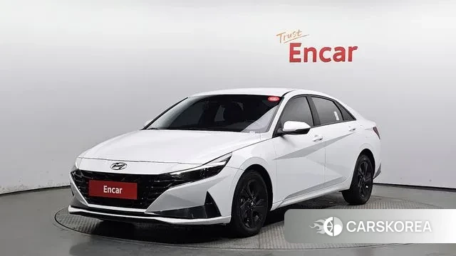 Hyundai Avante (CN7) 2022 Белый из Кореи