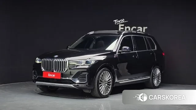BMW X7 (G07) 2021 Черный из Кореи