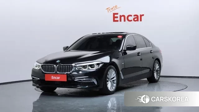 BMW 5 Series (G30) 2018 Черный из Кореи