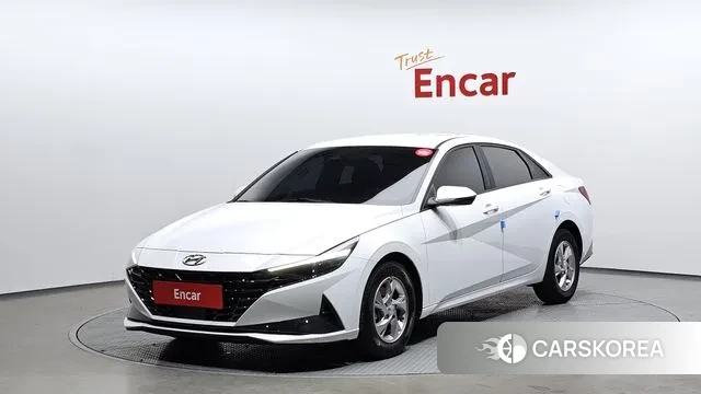 Hyundai Avante (CN7) 2021 Белый из Кореи