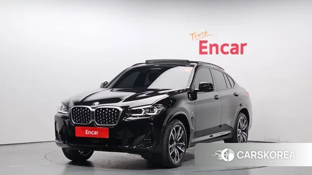 BMW X4 (G02) 2024 Черный из Кореи