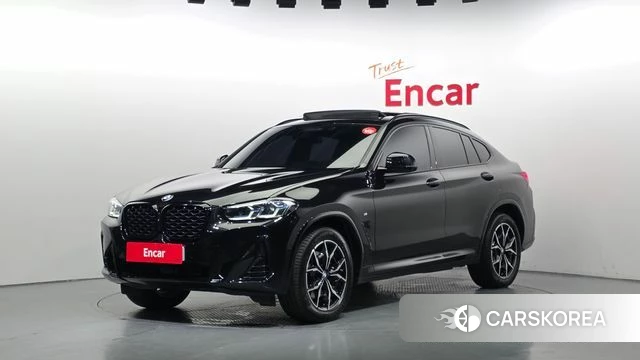BMW X4 (G02) 2024 Черный из Кореи