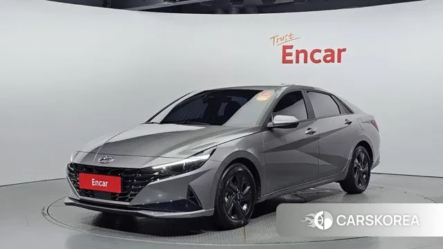 Hyundai Avante Hybrid (CN7) 2021 Серый из Кореи