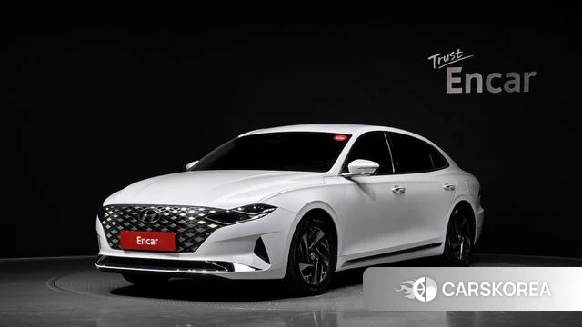 Hyundai The New Grandeur IG Hybrid 2021 Белый из Кореи