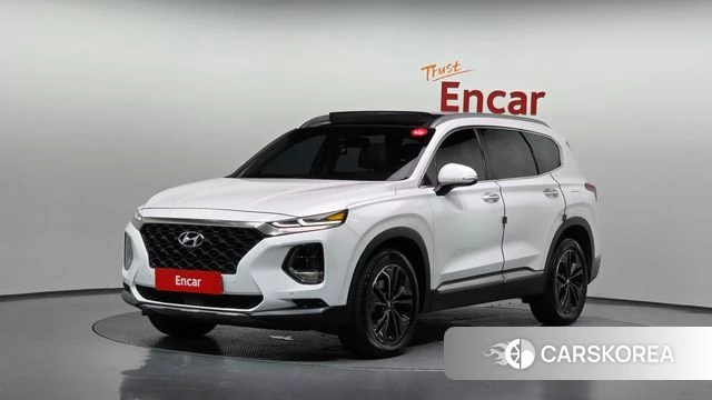 Hyundai Santa Fe TM 2018 Белый из Кореи