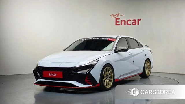 Hyundai Avante (CN7) 2022 Белый из Кореи